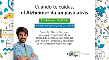 Conferència “Quan et cuides, l’Alzheimer fa un pas enrere” a Castelló