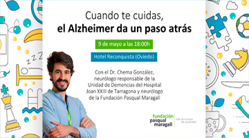Conferència “Quan et cuides, l’Alzheimer fa un pas enrere” a Oviedo
