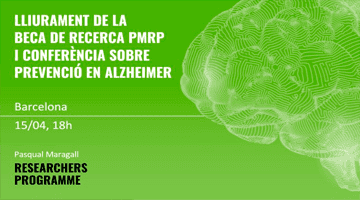 Lliurament de la Beca de Recerca PMRP i conferència sobre prevenció en Alzheimer