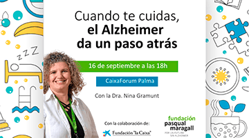 Conferència “Quan et cuides, l’Alzheimer fa un pas enrere” a Palma