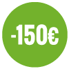 Full yearly amounts of under €150