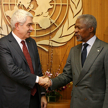 Kofi Annan and Pasqual Maragall, 2006.