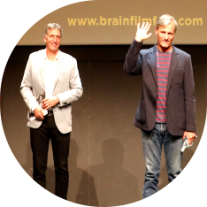 We promoted the third edition of the Brain Film Fest.