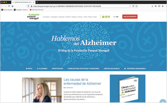 Blog “Let's talk about Alzheimer’s“ 