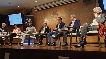 El Dr. Jordi Camí, director de la Fundación Pasqual Maragall, presente en las ponencias sobre la memoria en el Palau Macaya