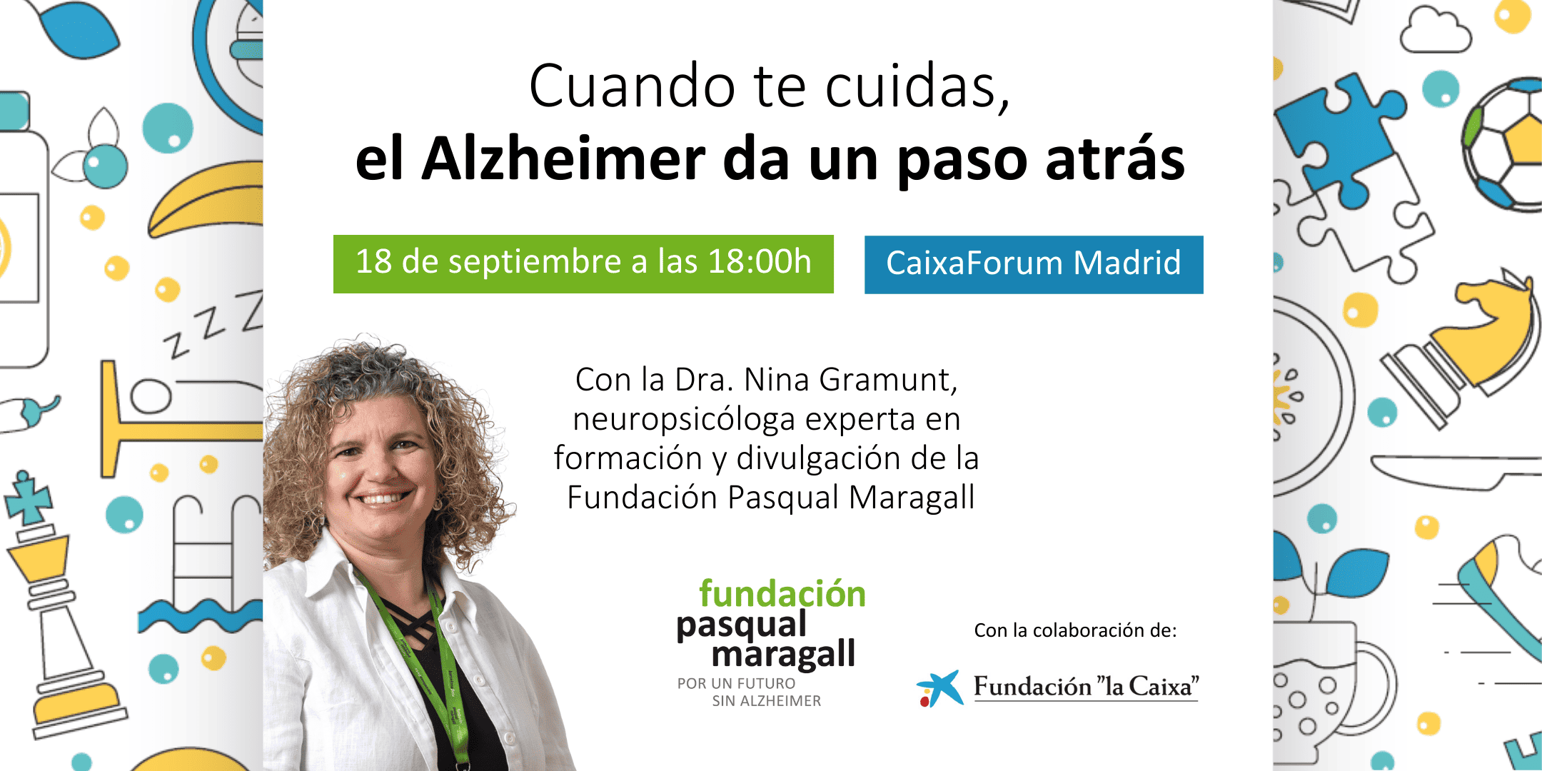 Conferencia «Cuando te cuidas el Alzheimer da un paso atrás» en Madrid