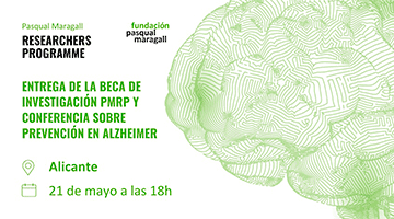 Entrega de la segunda Beca de Investigación PMRP y conferencia sobre prevención en Alzheimer