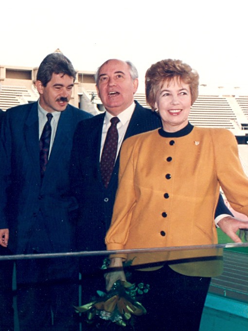 Mikhail Gorbachev i Pasqual Maragall (1990)