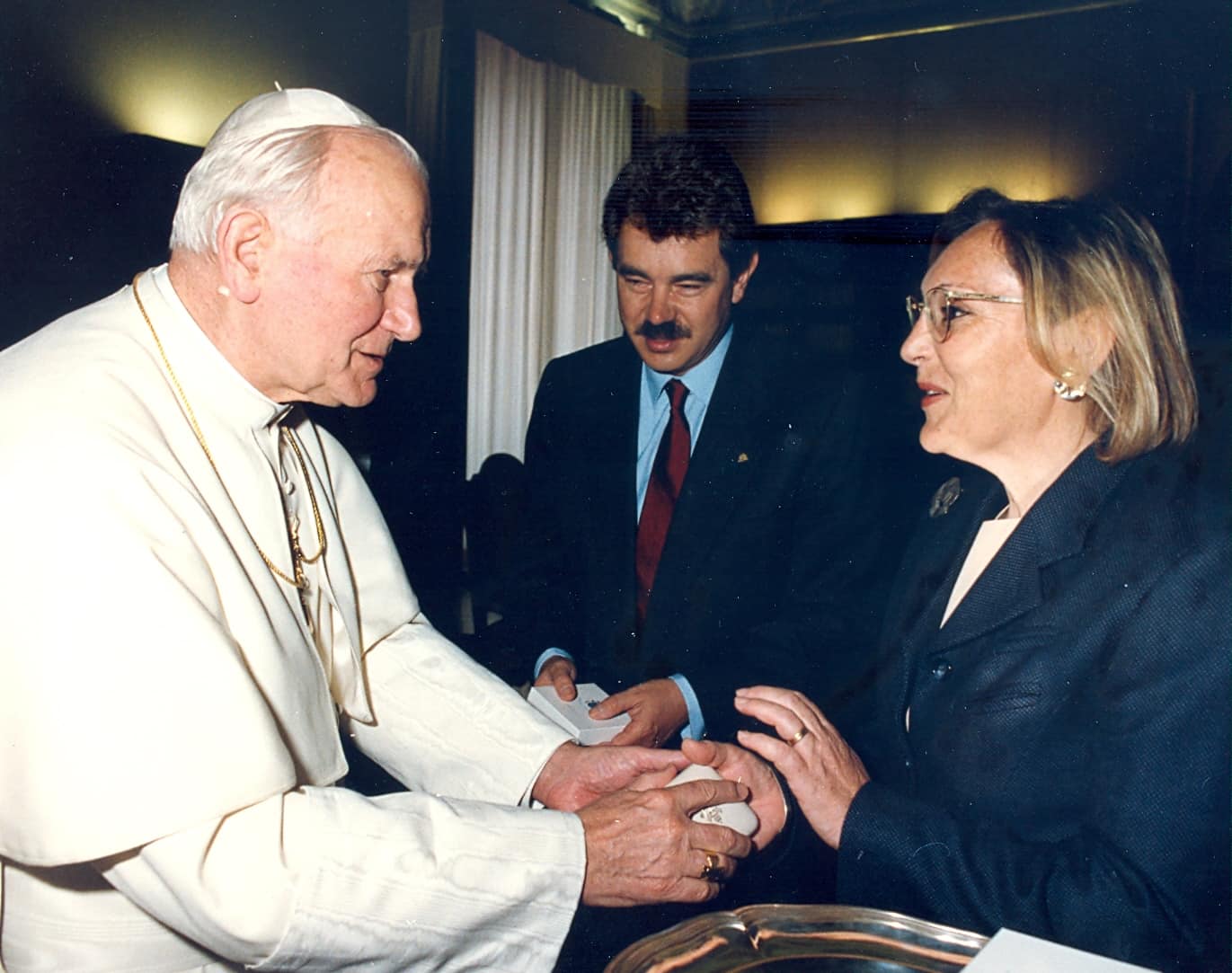 Joan Pau II i Pasqual Maragall (1991)